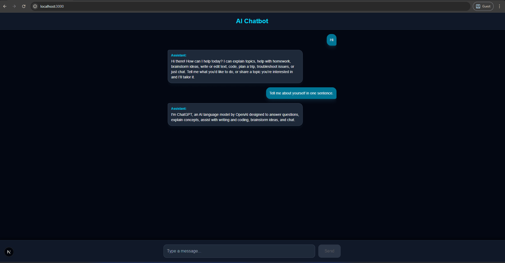 Chatbot UI